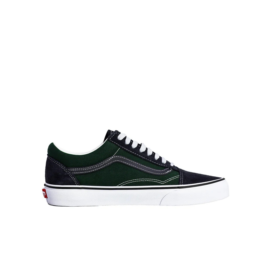 Vans Two Tone Old Skool 10 Navy Green Classic Shoes Sneakers (VN0A5JMI1T8)